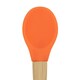 image 4 of Tiny Dining Children's Bamboo Silicone Tip Spoon - Orange