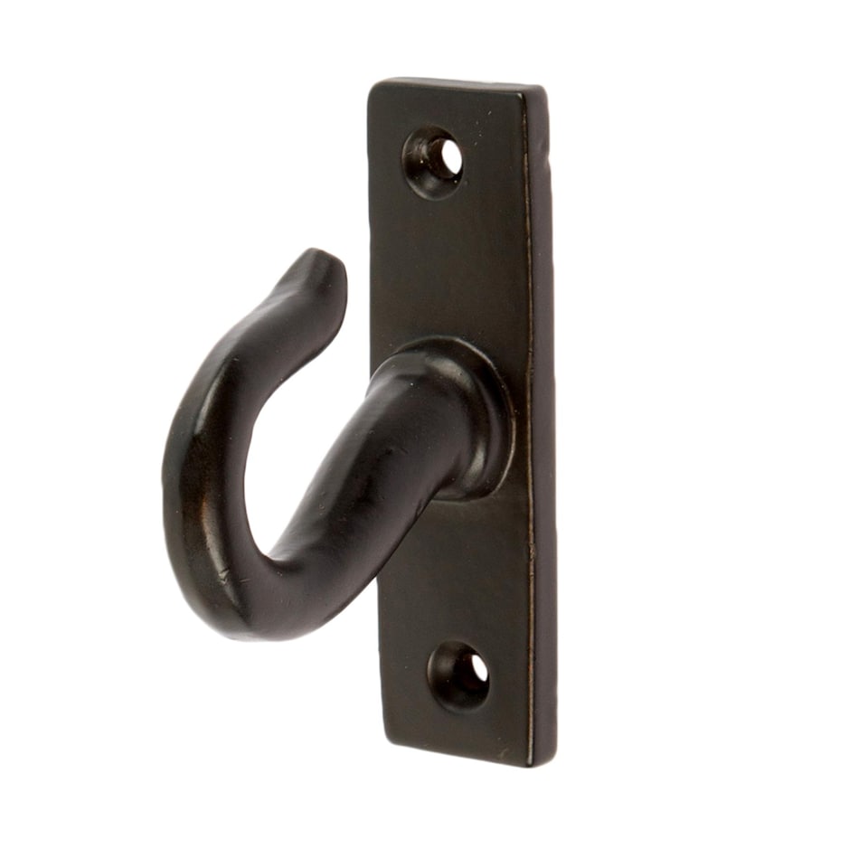 image 1 of Hammer & Tongs Hanging Hook - W20mm x H70mm - Black