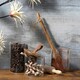 image 4 of Argon Tableware 5pc Scandi Storage Jar Set with Leather Loop Lids
