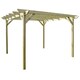 image 1 of Garden Pergola - Wood - L240 x W420 x H270 cm - Light Green