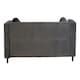 image 2 of Farah Three Seat Grey Velvet Sofa Grey