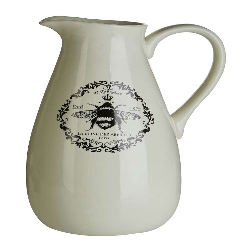 image 1 of Interiors By Premier Stylish Pitcher Queen Bee, Functional Design Pitcher Jug For Dining Table, Comfortable Ptcher For Evening Tea
