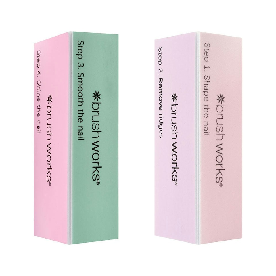 image 1 of Brushworks Pastel Nail Buffing Blocks
