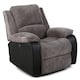 image 1 of Postana Jumbo Cord Fabric Electric Reclining Armchair Recliner Chair (Grey)