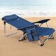 image 4 of Beach Chair Aktive Foldable Navy Blue 51 x 76 x 45 cm (2 Units) N/A