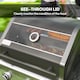 image 5 of Outsunny 3 Burner Propane Gas BBQ Grill with See-through Lid and Thermometer