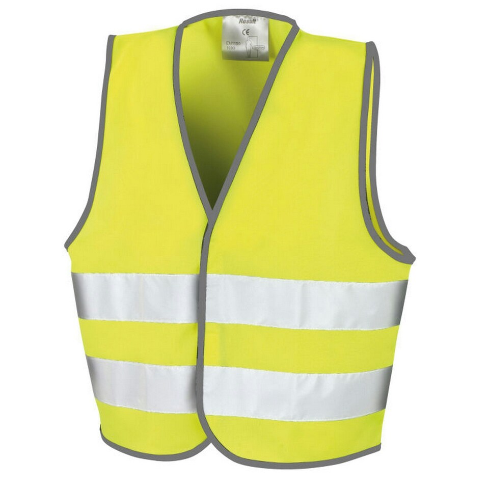 image 1 of SAFE-GUARD by Result Childrens/Kids Safety Vest - Hi Vis Yellow - 4-6 Years