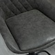 image 8 of HOMCOM Adjustable 360 Degree Swivel Bar Stools, Set of 2 Bar Chairs, Grey