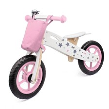 Kids Balance Training Bike First Bicycle Lightweight Steel Adjustable Seat Bell