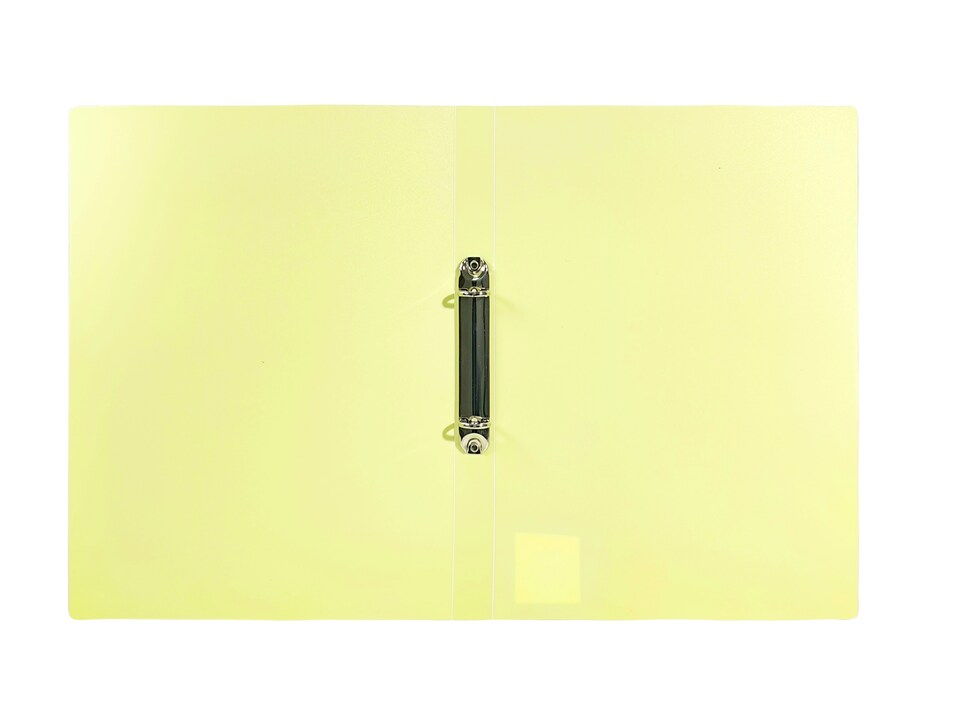 image 1 of Pack of 5 Pastel Yellow A4 Ring Binders | Yellow | 5