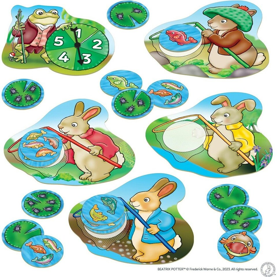 image 1 of Orchard Toys Peter Rabbit Fish And Count