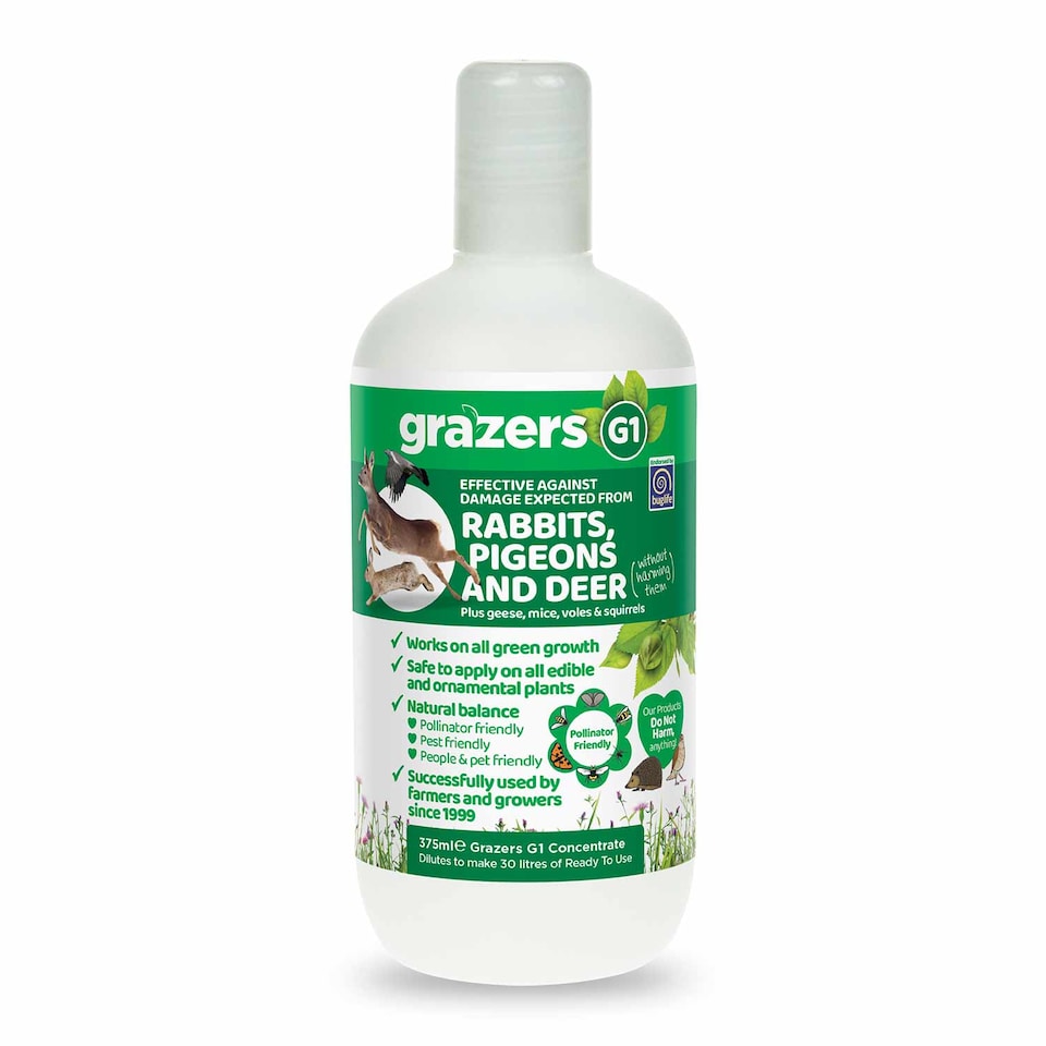 image 1 of Grazers G1 Rabbit, Pigeon & Deer Repellent 375ml