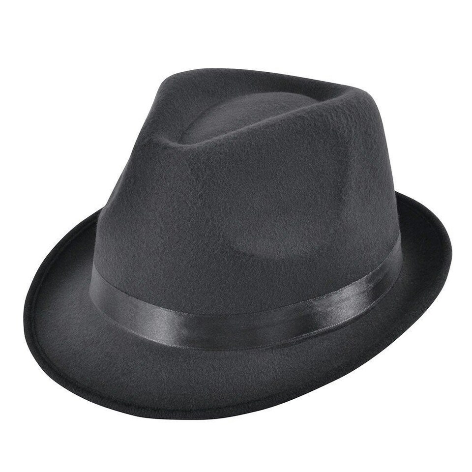 Bristol Novelty Unisex Adults Deluxe Blues Style Hat - Black - One Size One Size