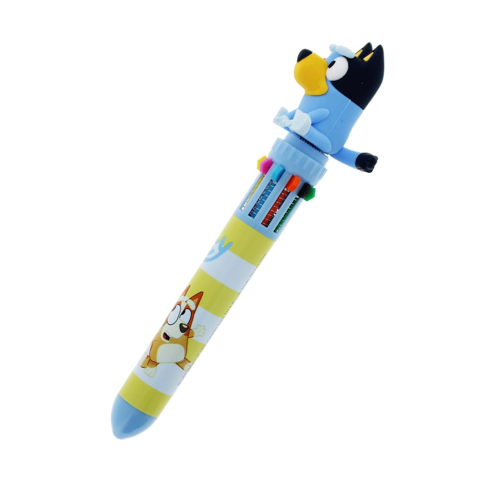 image 1 of Bluey 10 Colour Spinny Pen