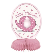 Unique Party 6 Inch Honeycomb - Pink Umbrellaphants - Pink - One Size