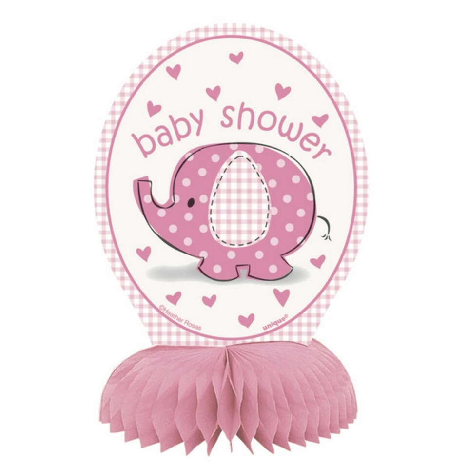 Unique Party 6 Inch Honeycomb - Pink Umbrellaphants - Pink - One Size