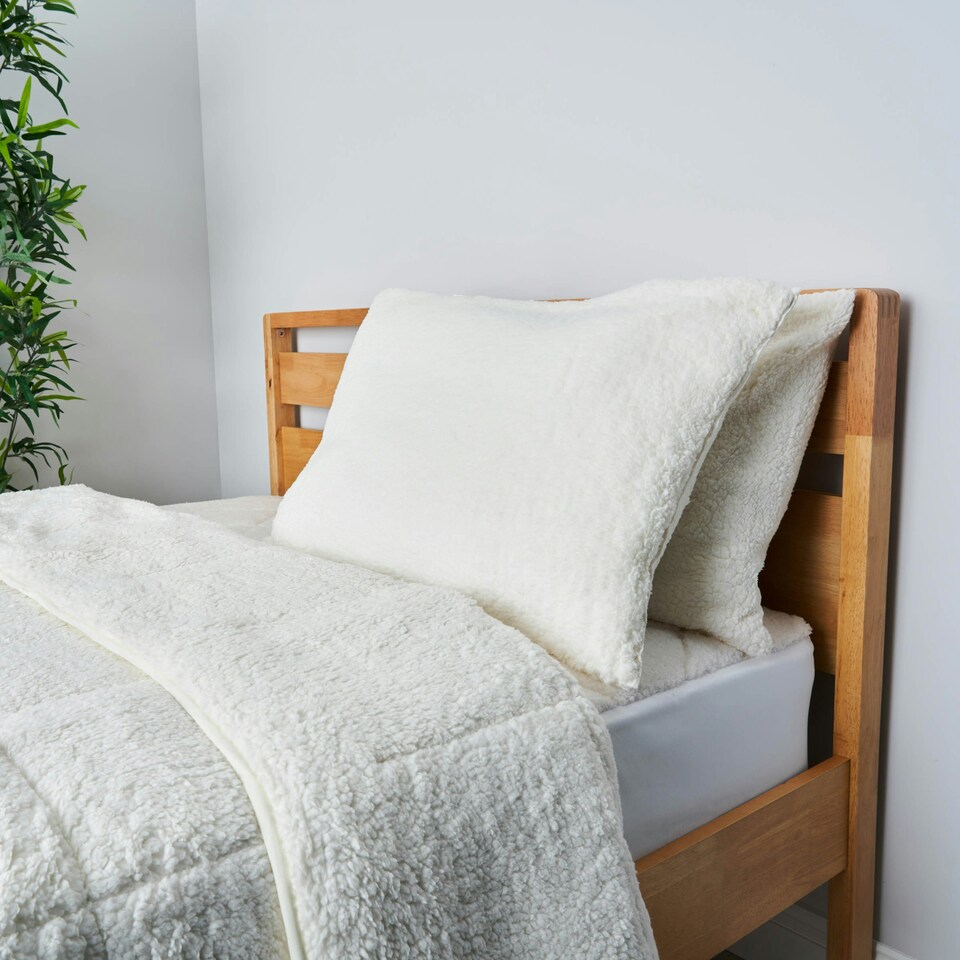 image 1 of BHS Teddy Bear Pillow, Cream Cream | Single