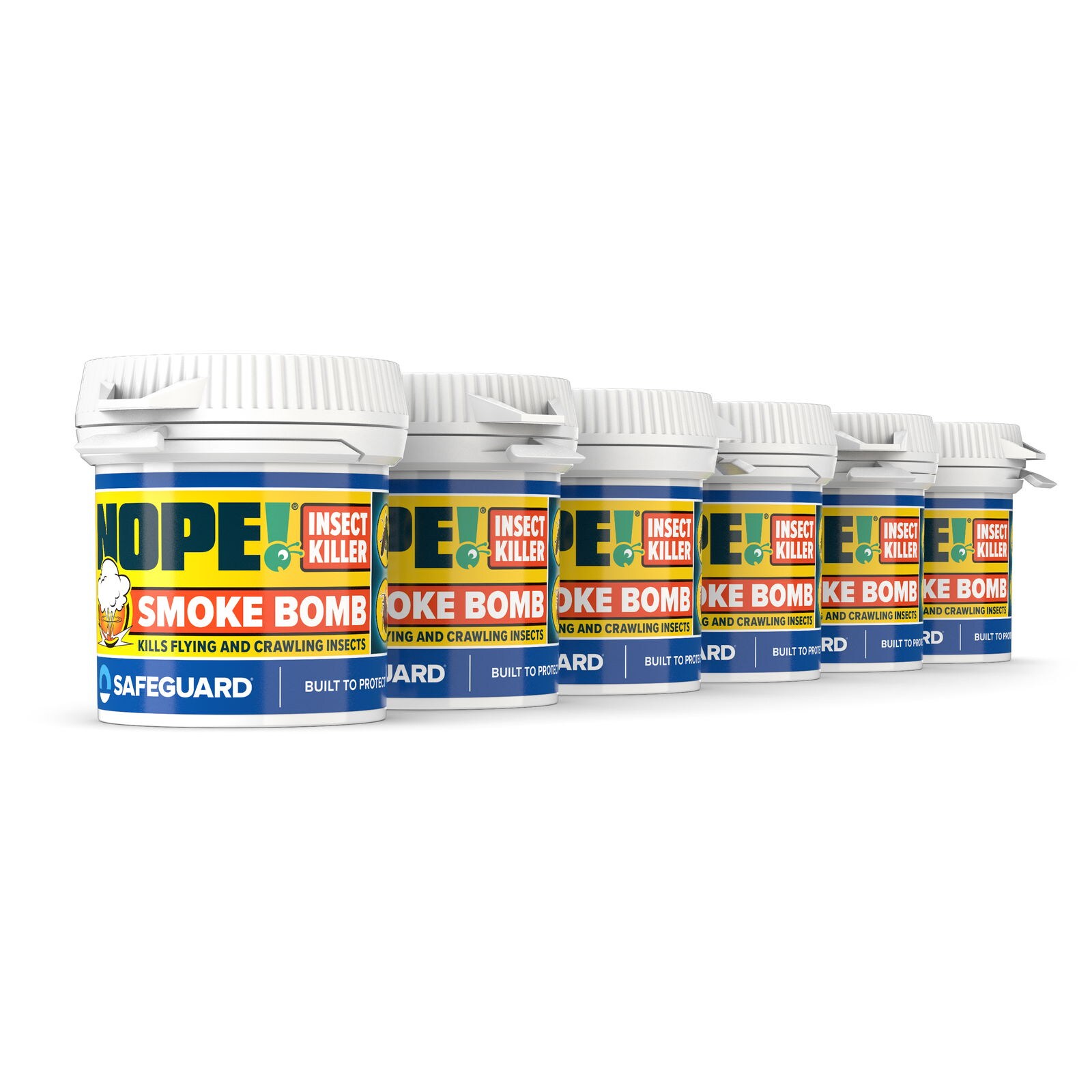 NOPE Flea Smoke Bomb for the Home (14g x 6 - 6x8m) Coverage For