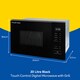 image 2 of Russell Hobbs RHBM2002B Integrated Microwave 20L 800W Black Defrost Function