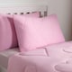image 5 of OHS Coverless Heart Quilted 7.5 Tog Bedding Set, Double - Pink