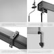 image 5 of Vertical Awning Eloise - installation materials included, retractable, UV blocking | Grey | light grey | 120 x 250 cm | 1