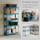 image 4 of Home Vida 5 Tier Large Heavy Duty Adjustable Steel Garage Shelving, Blue - Holds 875kg - (Set of 2) | Blue | Blue | Large