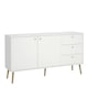 image 1 of Cumbria Sideboard 2 Doors + 3 Drawers White