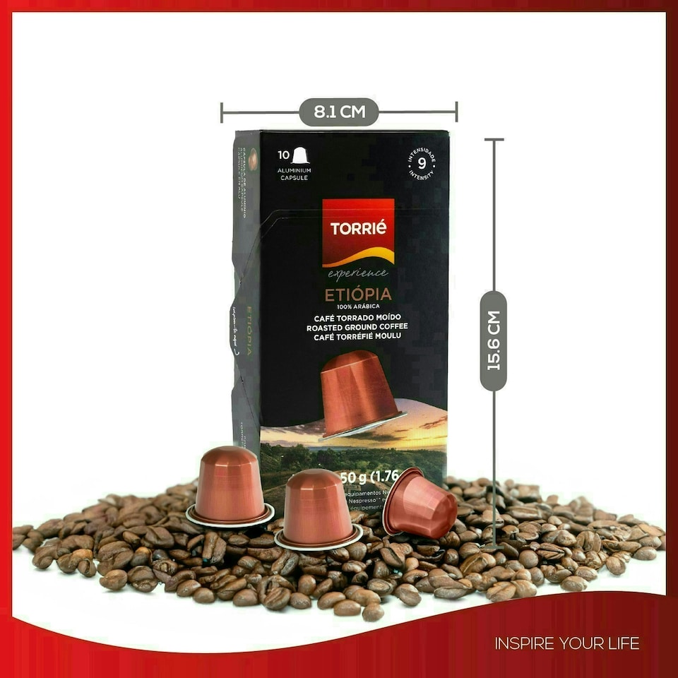 image 1 of Ethiopia Aluminium Nespresso ® Compatible Coffee Capsules (120 Pods)