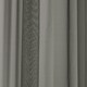 image 3 of Pair of Crystal Grey Plain Voile Panels 229 cm (90 inch) Rod Pocket Panels for Bedroom and Living Room