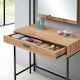 image 3 of Zahra Dressing table with mirror Wotan Oak Finish