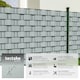 image 2 of Privacy Film - double-sided print, opaque and tear-resistant, fastening clips included | Grey | light grey | 3500 x 19 x 0,04 cm | 1