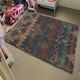 image 4 of Ethnic boho distressed pattern (Rug) Multi | Large: 140x200cm