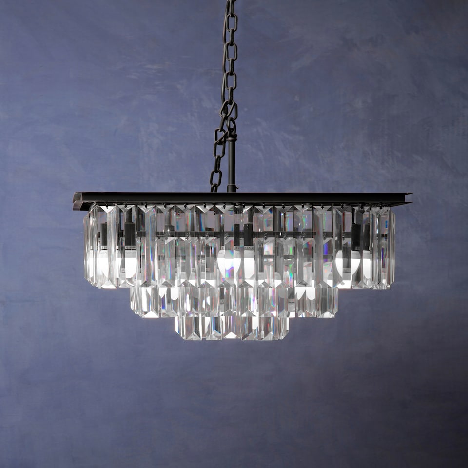 image 1 of Interiors by Premier Multi Crystal Pendant Light