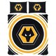image 2 of Wolverhampton Wanderers FC Pulse Duvet Set - Black/White/Orange - Double