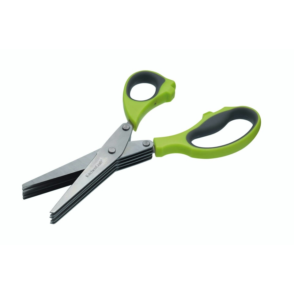 image 1 of KitchenCraft Herb Scissors Green 19cm