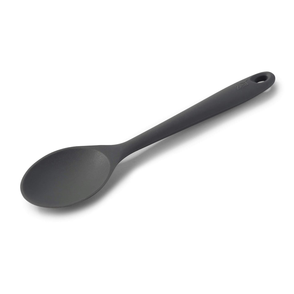 image 1 of Zeal Silicone Cooking Spoon, 28cm, Dark Grey