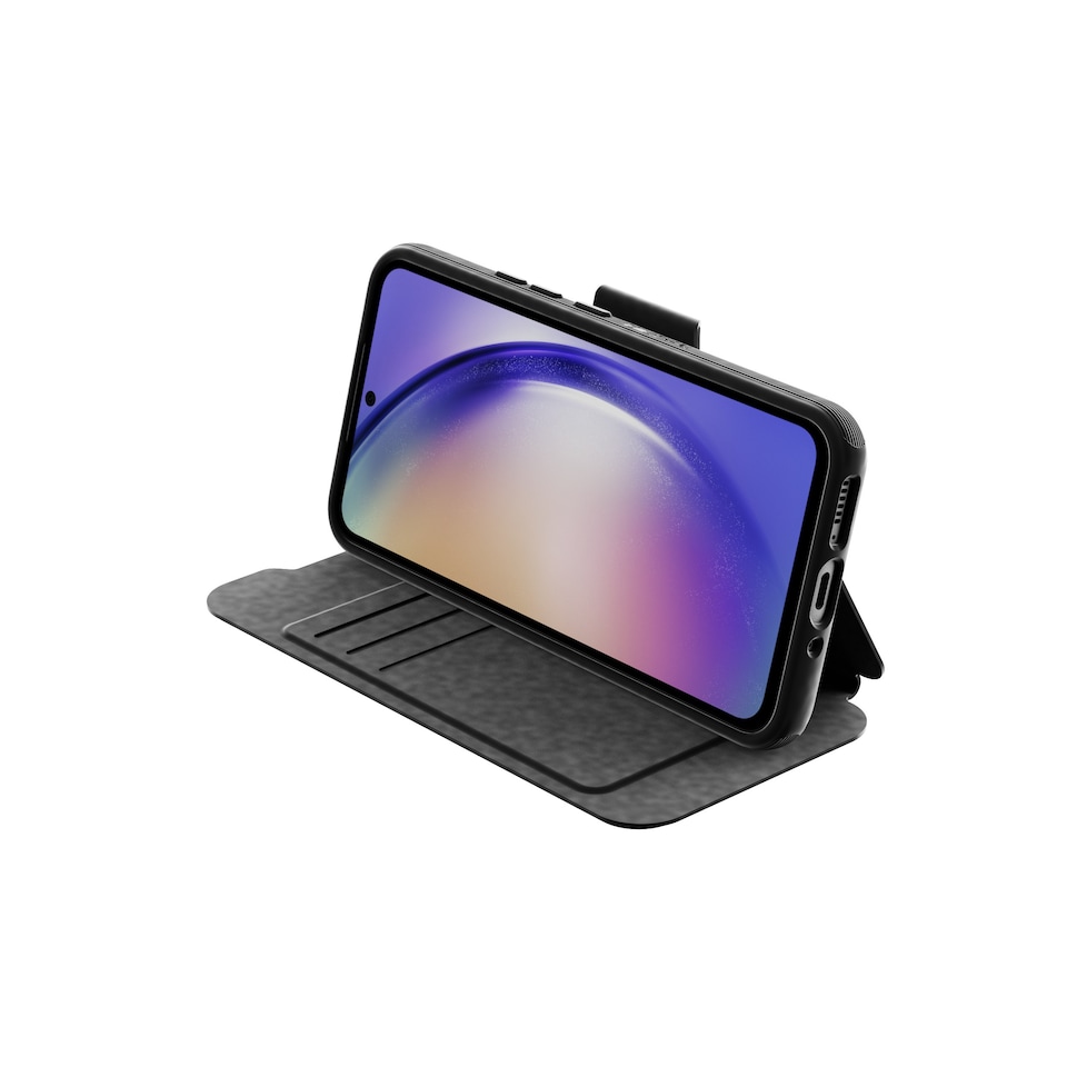 image 1 of Tech21 EvoLite Wallet Case for Samsung A54 5G Black Black