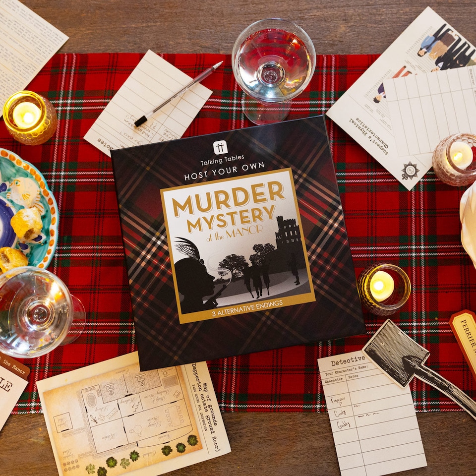 image 1 of Host Your Own Murder Mystery at the Manor Party Game