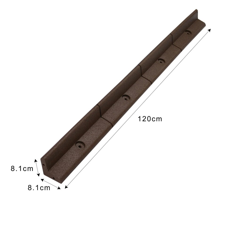 image 1 of Flexible Lawn Edging Brown 1.2m x 18