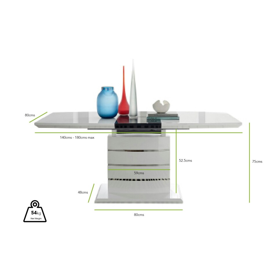 image 1 of Furniturebox Renato 6 Extending Dining Table