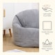 image 5 of Kids High Rest Beanbag Corduroy Light Grey | Grey | Grey | 1