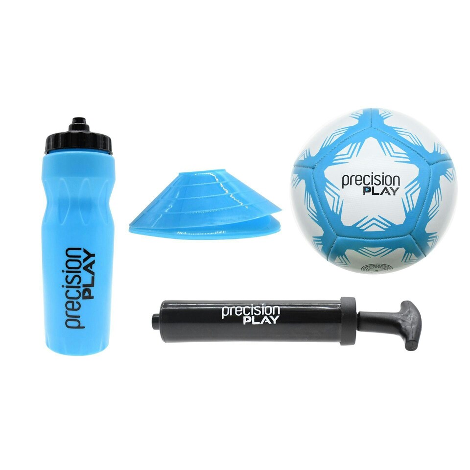 PrecisionPLAY Football Training Set - Blue/Black/White - 4
