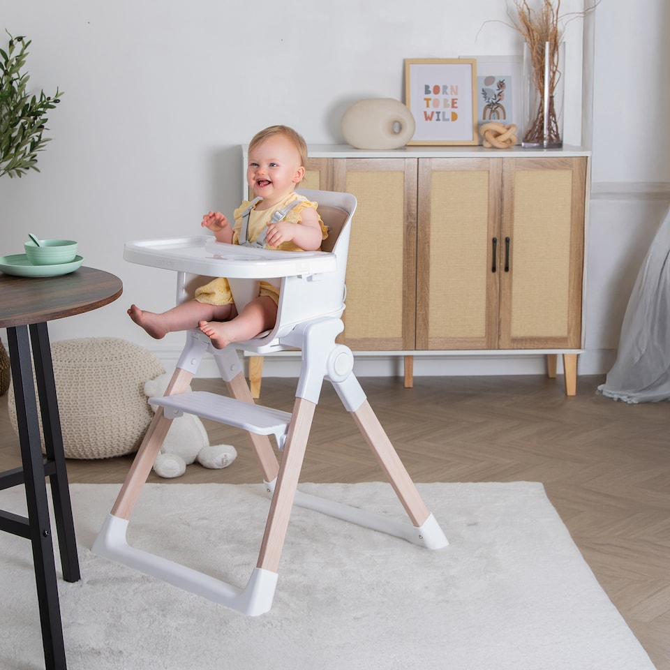 image 1 of Red Kite Feed Me Orbit Highchair - White | White | White | One Size | 1