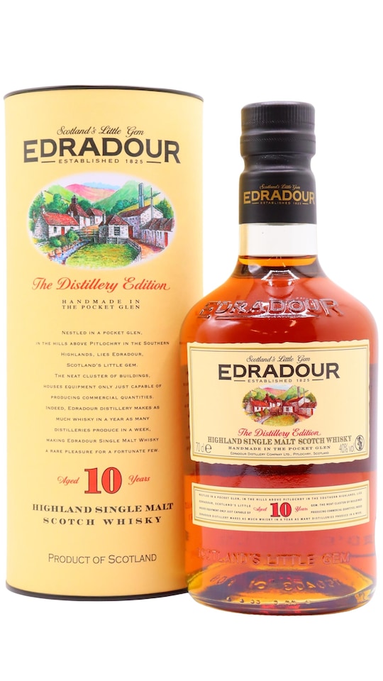 Edradour Distillery Edition Single Malt Scotch 10 year old Whisky