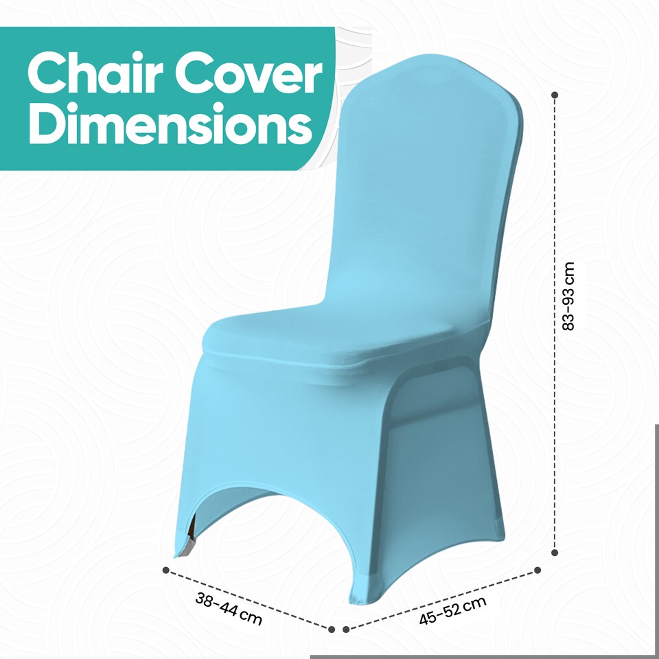 image 1 of Chair Cover Spandex Polyester Stretch Fabric Dining Slipcovers