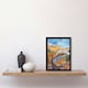 image 2 of Steam Train Glenfinnan Viaduct Railway Home Decor Black Framed Wall Art Print A4