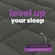 image 6 of Silentnight Ultimate Deep Sleep 1000 Grey Mattress Topper Grey | King