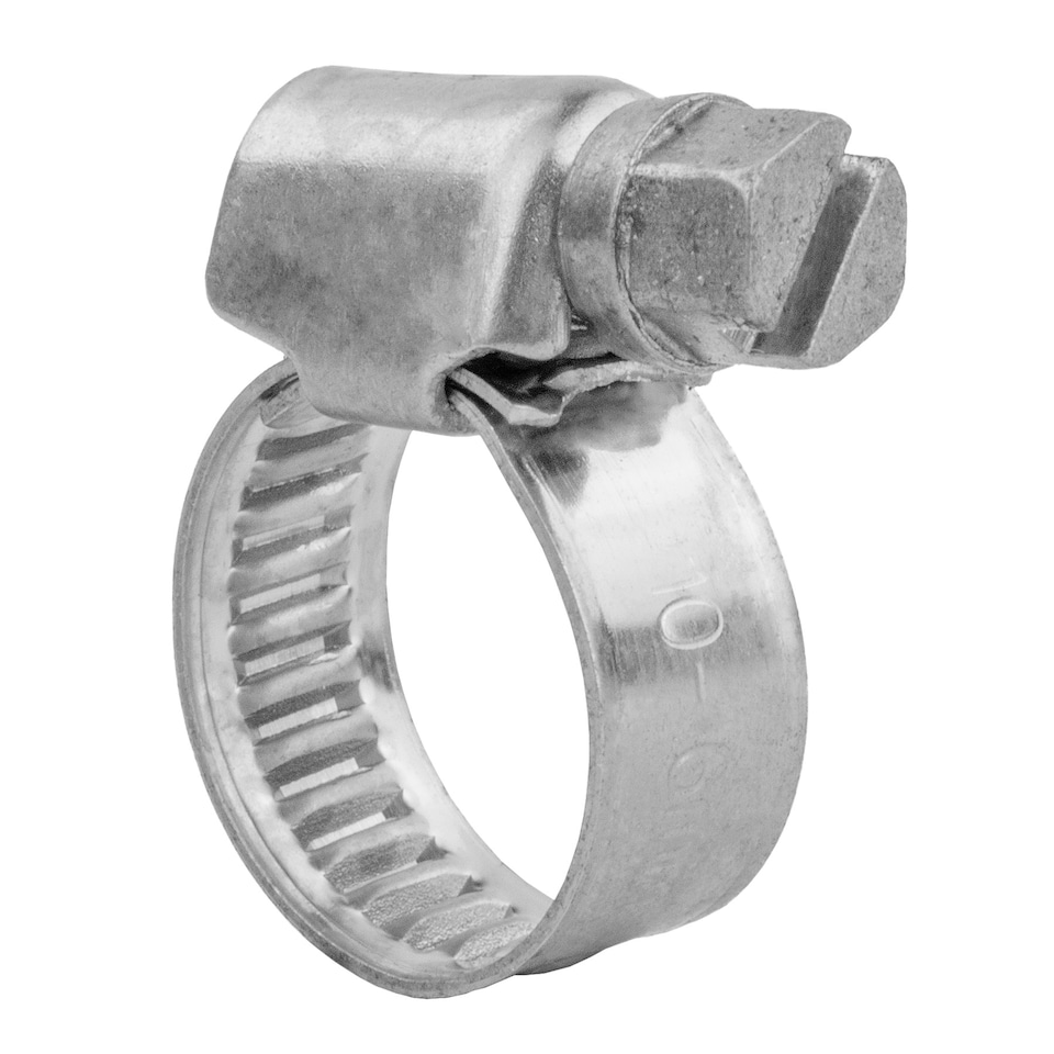 image 1 of KCT Universal 10-16mm Stanless Steel Clips for Hose Pipe - 5 Pack