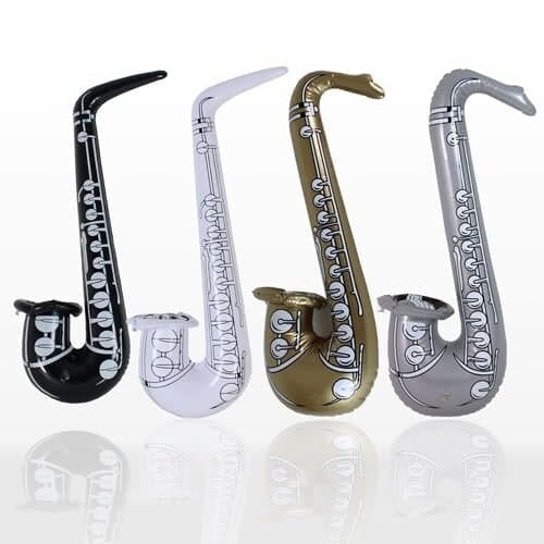 Assorted Inflatable Saxophone - 23.5 Inches / 60cm