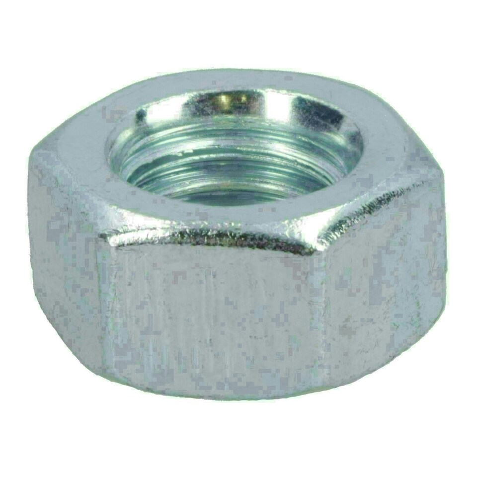 image 1 of M10 x 1.5mm Hex Full Nut Fastener Hexagonal Metric Nuts Grade 8 Zinc Plated 20pk